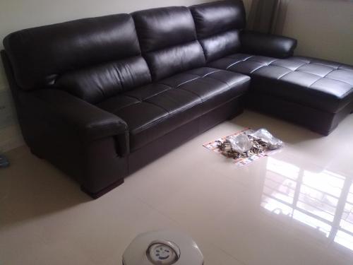 网红沙发全皮,奢华触感，时尚家居新宠