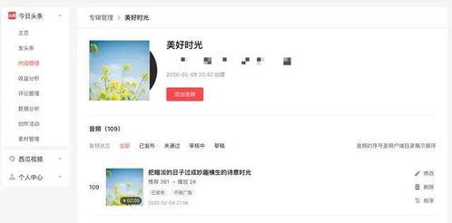 头条音频煲机,揭秘头条音频的独特魅力