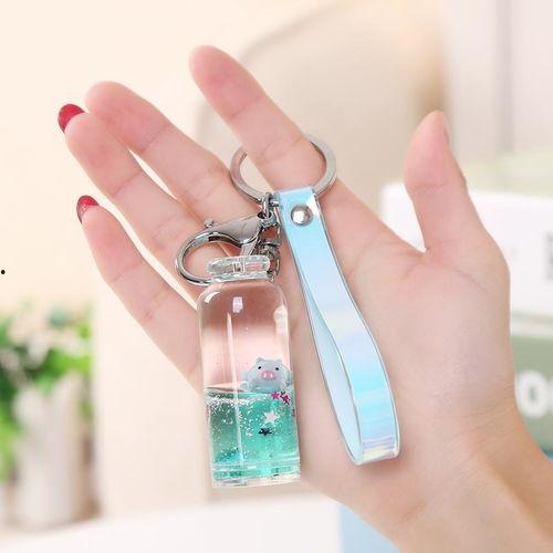 网红款钥匙扣情侣戒指,甜蜜锁住爱意